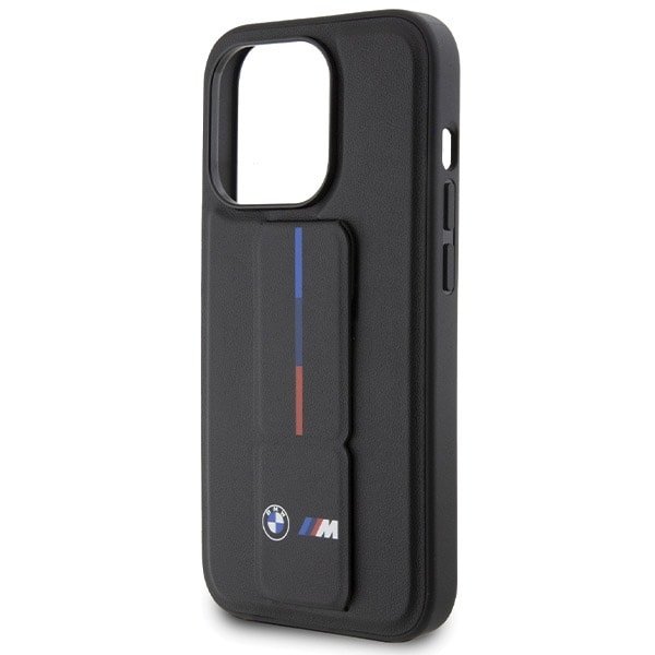 BMW Grip Hot Stamp-etui til iPhone 15 Pro - sort
