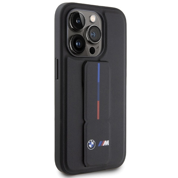 BMW Grip Hot Stamp-etui til iPhone 15 Pro Max - sort