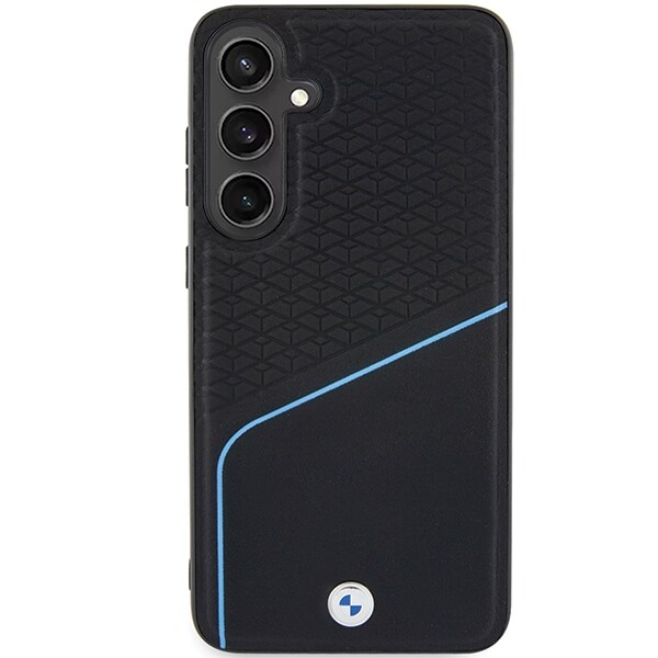 BMW BMHMS24S23RDCLK S24 S921 sort/sort hardcase Signature Leather Textured & Line MagSafe