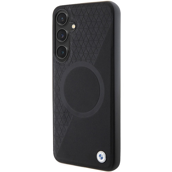 BMW BMHMS24S23RTPK S24 S921 sort/sort hardcase Signature Leather Half Textured & Circle MagSafe