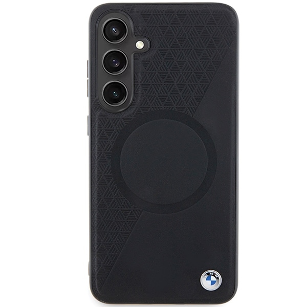 BMW BMHMS24S23RTPK S24 S921 sort/sort hardcase Signature Leather Half Textured & Circle MagSafe