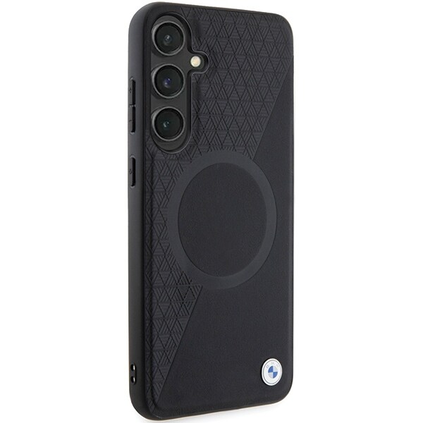 BMW BMHMS24S23RTPK S24 S921 sort/sort hardcase Signature Leather Half Textured & Circle MagSafe