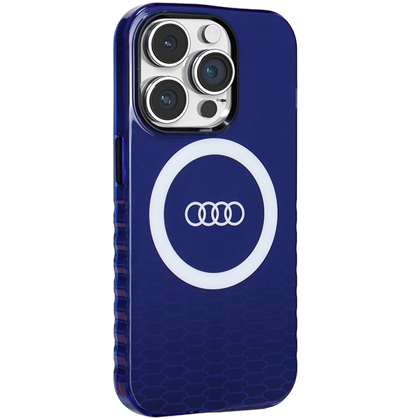 Audi IML Big Logo MagSafe-etui til iPhone 14 Pro - blå