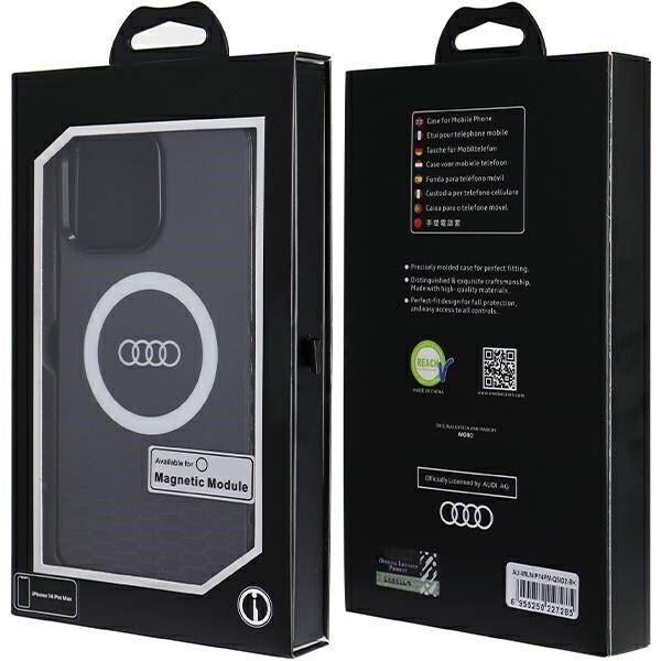 Audi IML Big Logo MagSafe-etui til iPhone 14 Pro Max - sort