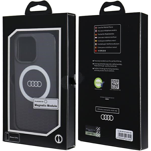 Audi IML Big Logo MagSafe-etui til iPhone 13 Pro / 13 - sort