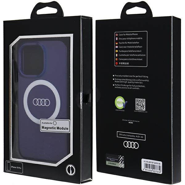 Audi IML Big Logo MagSafe-etui til iPhone 13 Pro / 13 - blå