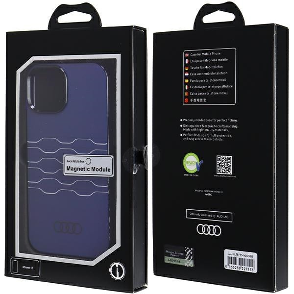 Audi IML MagSafe-etui til iPhone 15 / 14 / 13 - blå