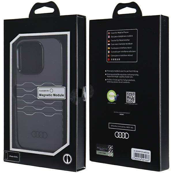 Audi IML MagSafe-etui til iPhone 15 Pro - sort