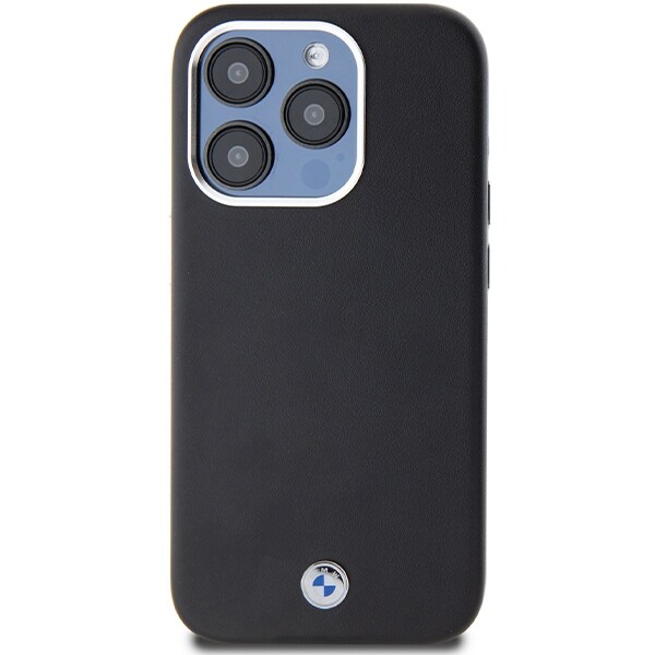 BMW Signature Wrapped Metal MagSafe-etui til iPhone 14 Pro - sort