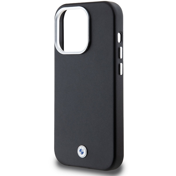 BMW Signature Wrapped Metal MagSafe-etui til iPhone 14 Pro - sort