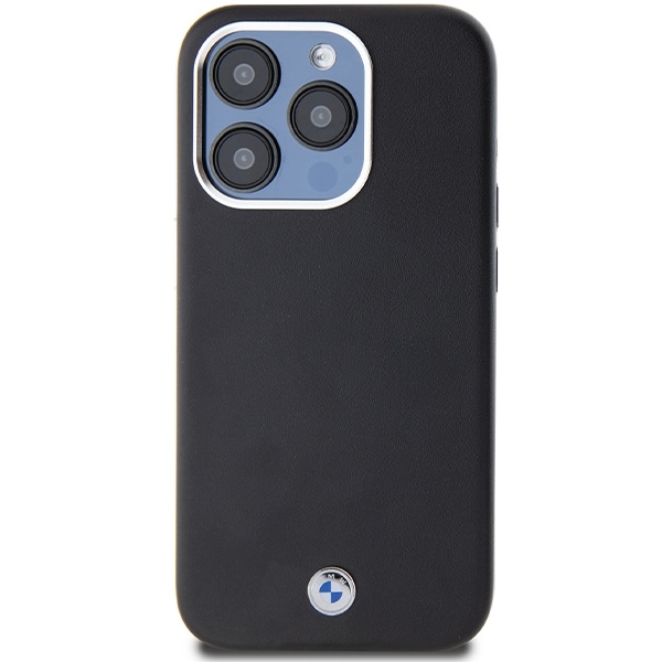 BMW Signature Wrapped Metal MagSafe-etui til iPhone 15 Pro - sort