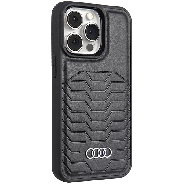 Audi syntetisk læderetui med MagSafe til iPhone 13 Pro / 13 - sort