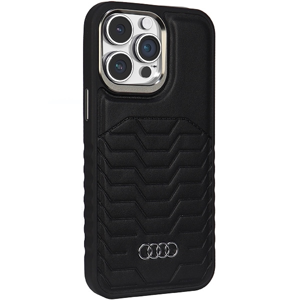 Audi syntetisk læderetui med MagSafe til iPhone 14 Pro Max - sort