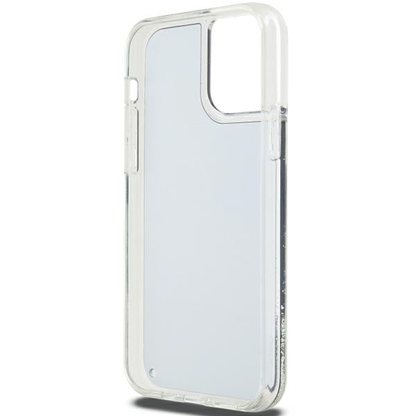 DKNY Liquid Glitter Big Logo iPhone 12 Pro/12-etui - Sort