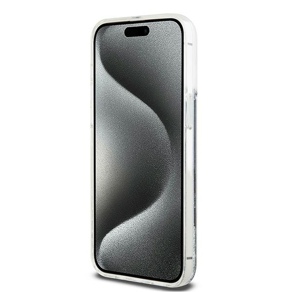DKNY Liquid Glitter Big Logo iPhone 13 Pro Max-etui - Sort