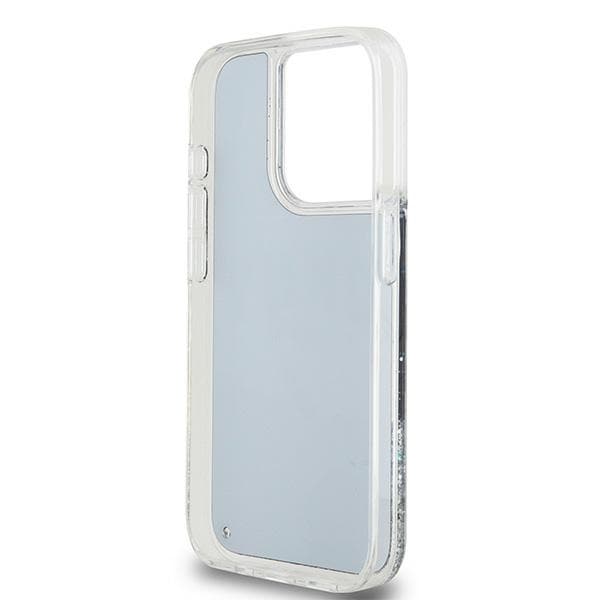 DKNY Liquid Glitter Big Logo iPhone 14 Pro-etui - Sort