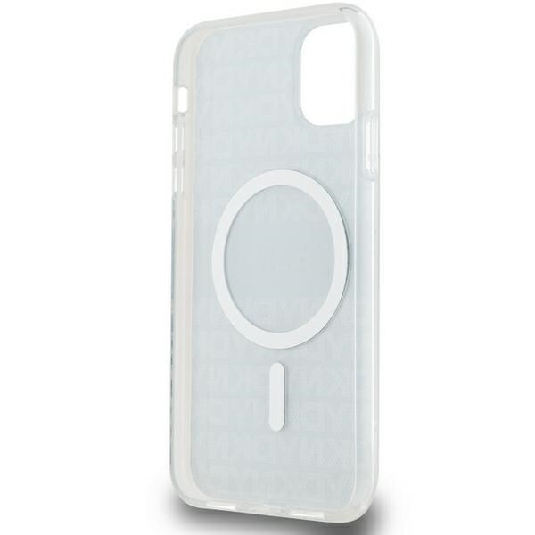 DKNY IML Mono & Stripe MagSafe-etui til iPhone 11 / Xr - sort