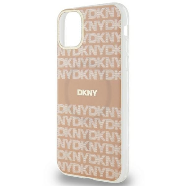 DKNY IML Mono & Stripe MagSafe-etui til iPhone 11 / Xr - pink