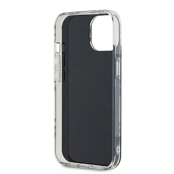 DKNY IML Checkered Mono Pattern taske til iPhone 15 / 14 / 13 - sort