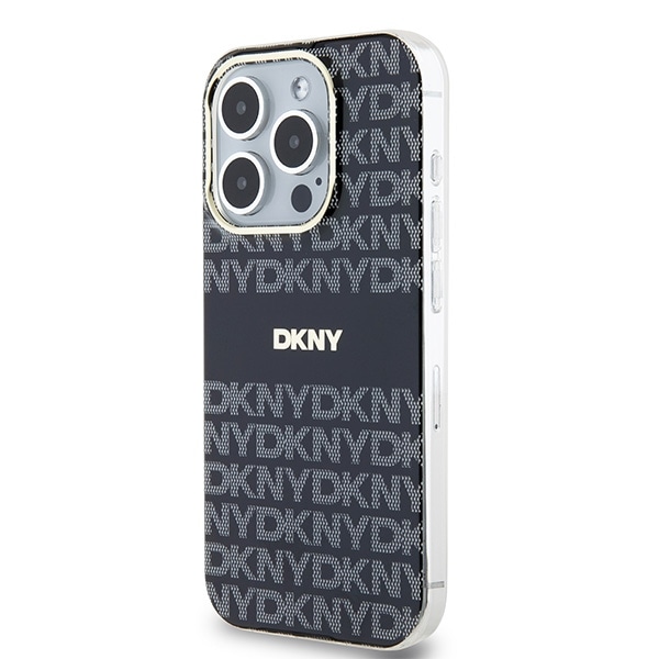 DKNY IML Mono & Stripe MagSafe-etui til iPhone 13 Pro Max - sort