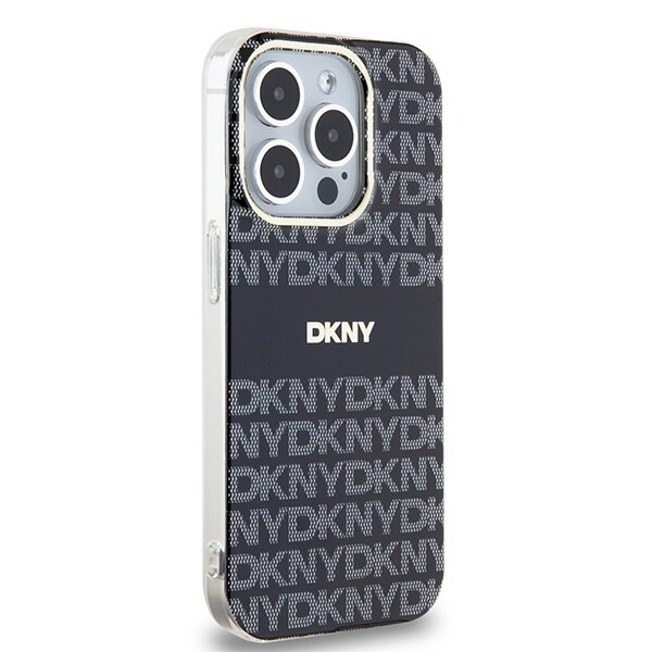 DKNY IML Mono & Stripe MagSafe-etui til iPhone 13 Pro Max - sort