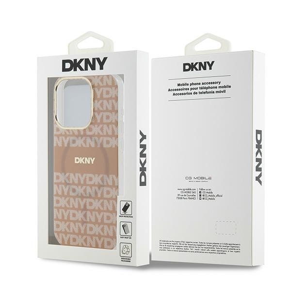 DKNY IML Mono & Stripe MagSafe-etui til iPhone 13 Pro Max - pink