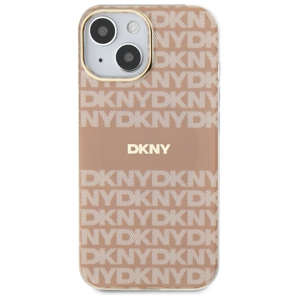DKNY IML Mono & Stripe MagSafe-etui til iPhone 15 / 14 / 13 - pink