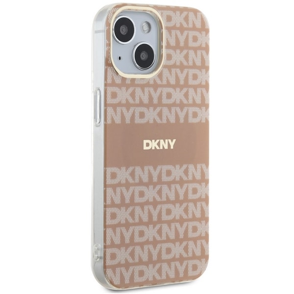 DKNY IML Mono & Stripe MagSafe-etui til iPhone 15 / 14 / 13 - pink