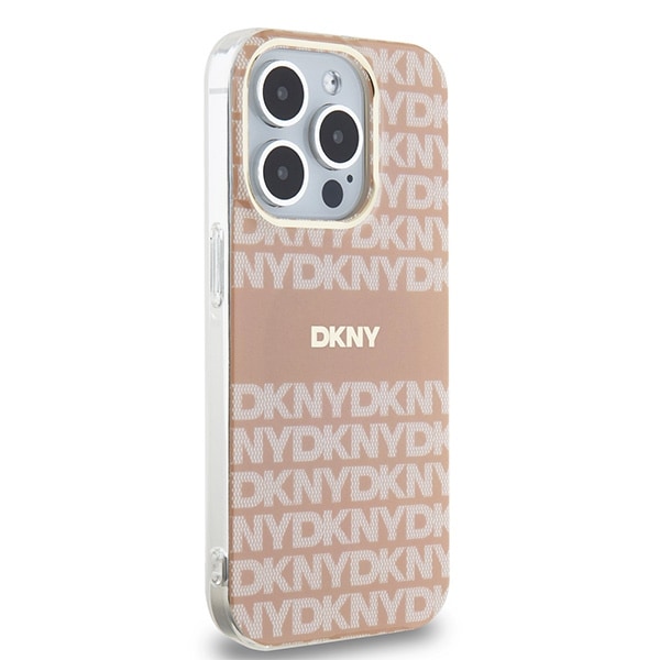 DKNY IML Mono & Stripe MagSafe-etui til iPhone 14 Pro Max - pink