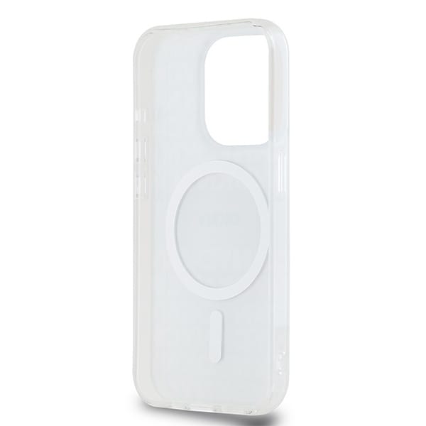 DKNY IML Mono & Stripe MagSafe-etui til iPhone 15 Pro Max - beige