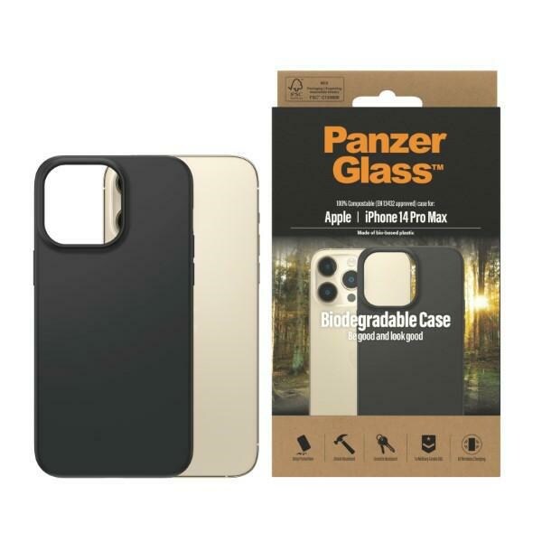 PanzerGlass Bionedbrydeligt etui til iPhone 14 Pro Max - sort