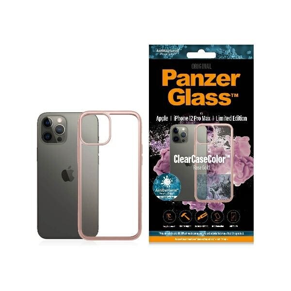 PanzerGlass ClearCase-etui til iPhone 12 Pro Max - gennemsigtigt og pink