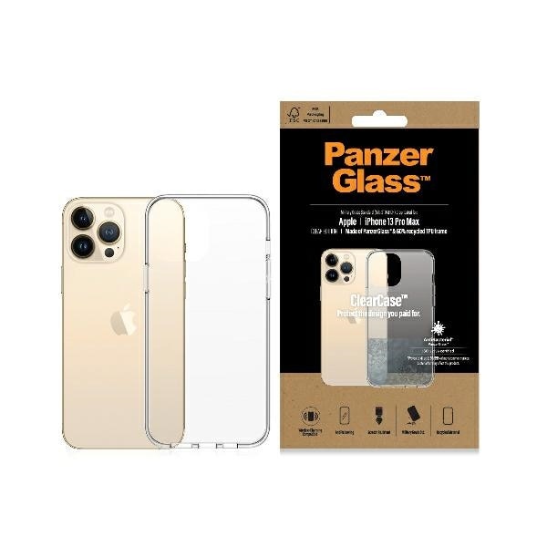PanzerGlass ClearCase antibakterielt Military Grade etui til iPhone 13 Pro Max - gennemsigtigt