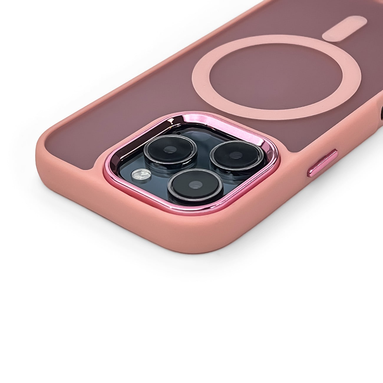 Magnetic Collection MagSafe iPhone 16 Pro-etui - pink