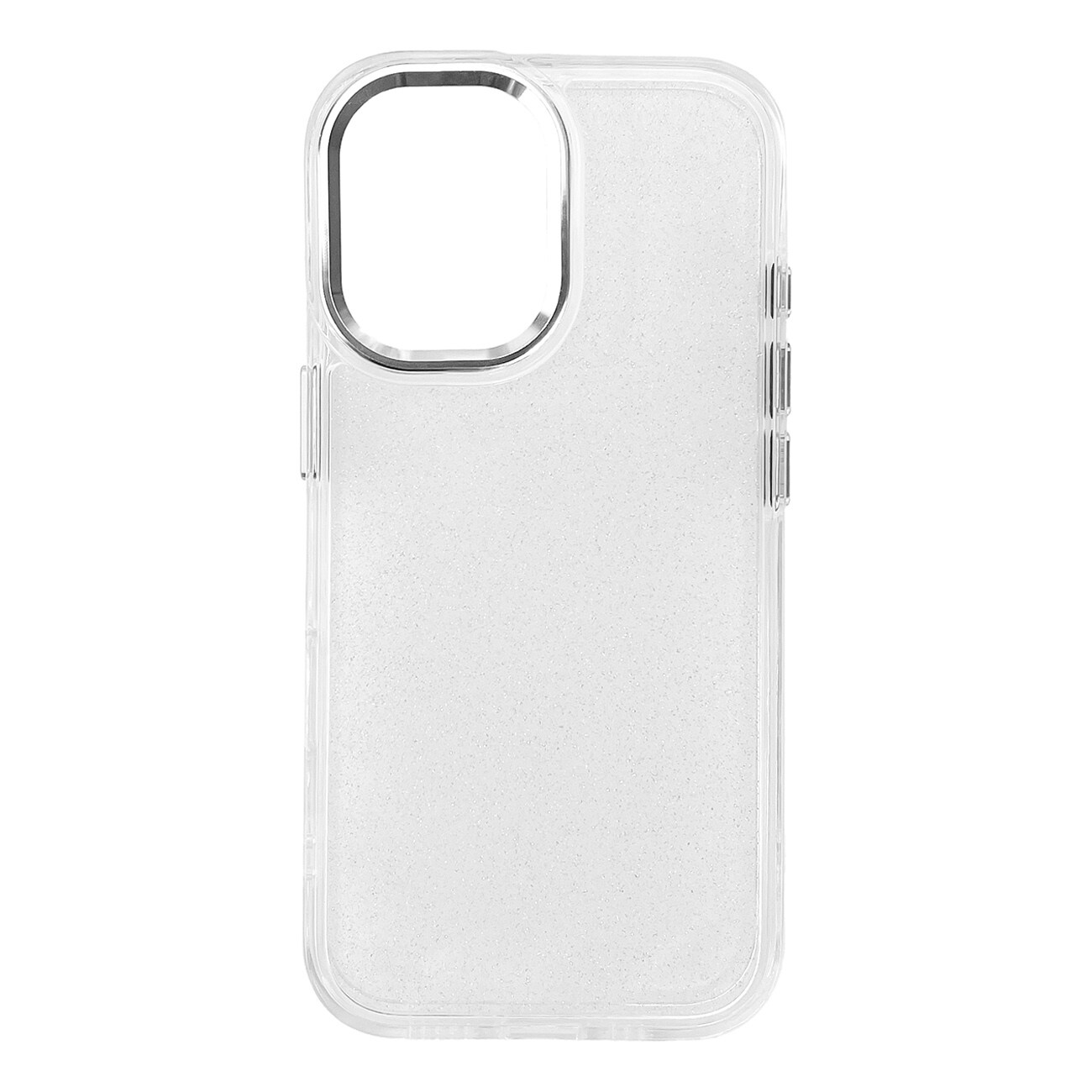 Glitteretui til iPhone 16 - gennemsigtig med glitter