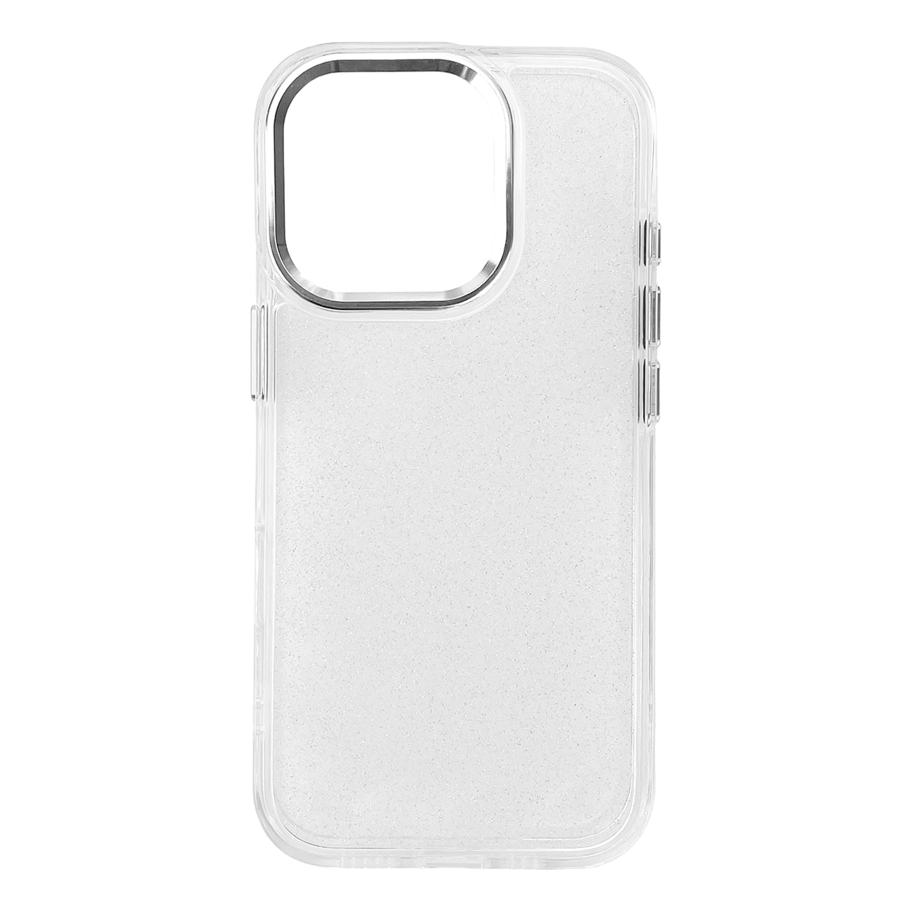 Glitteretui til iPhone 16 Pro Max - gennemsigtigt med glitter