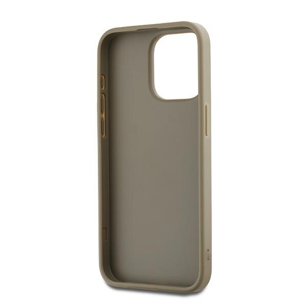 DKNY Håndledsrem Stock Logo etui til iPhone 15 Pro - beige