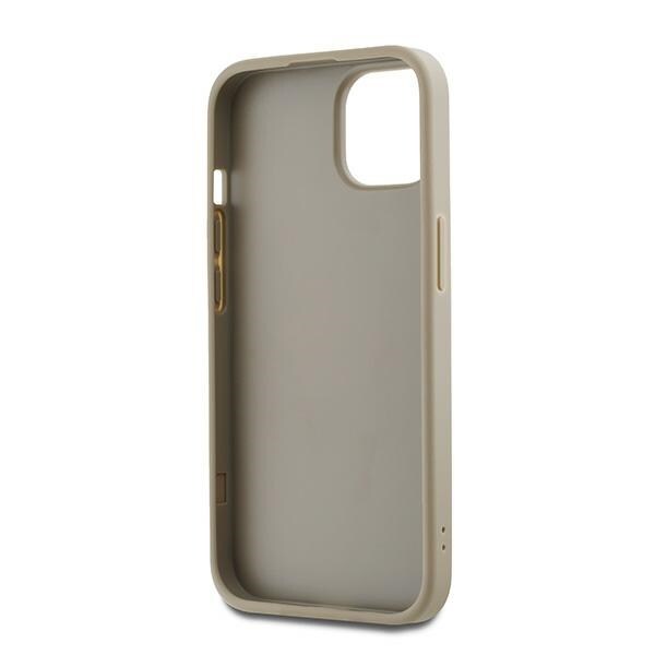 DKNY Håndledsrem Stock Logo etui til iPhone 15 / 14 / 13 - beige