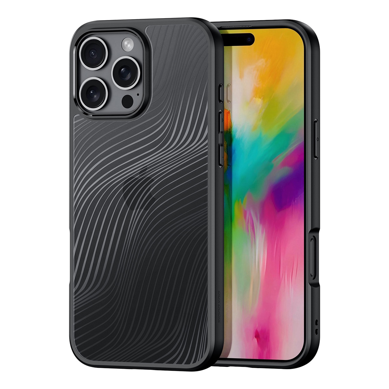 Dux Ducis Aimo-taske til iPhone 16 Pro Max - Sort