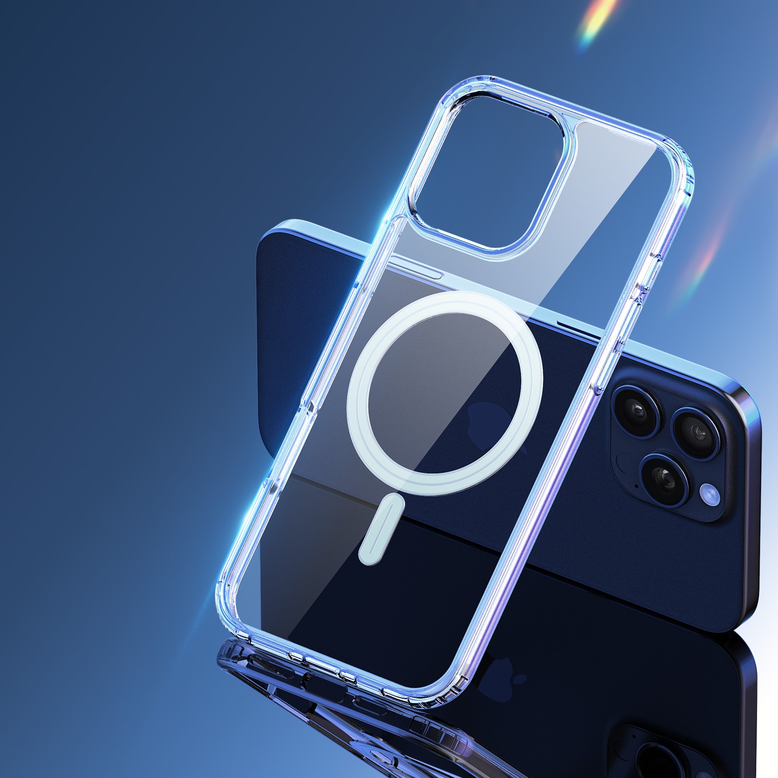 Dux Ducis Clin Mag-etui med MagSafe til iPhone 16 Pro Max - gennemsigtig