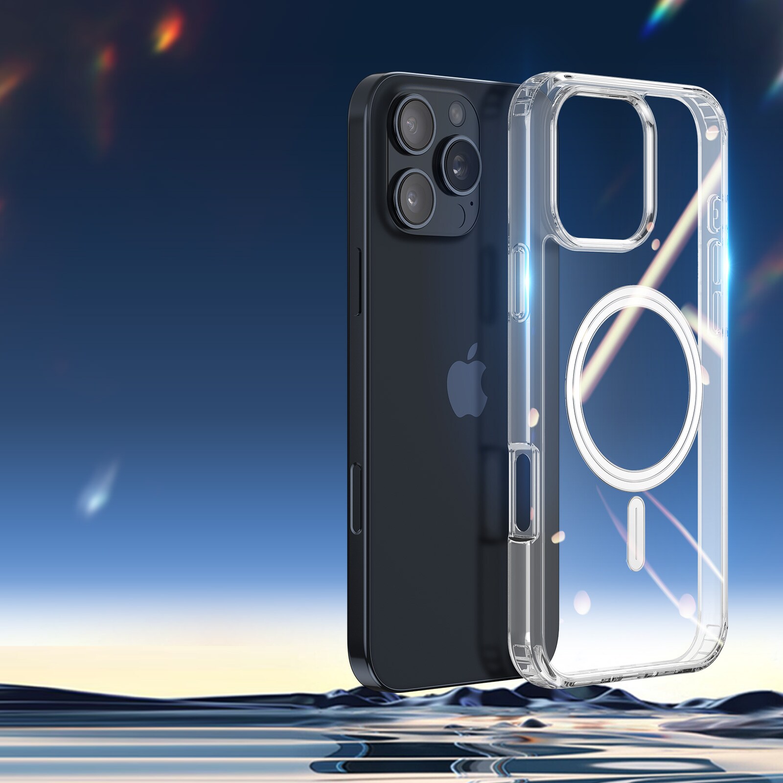 Dux Ducis Clin Mag-etui med MagSafe til iPhone 16 Pro Max - gennemsigtig