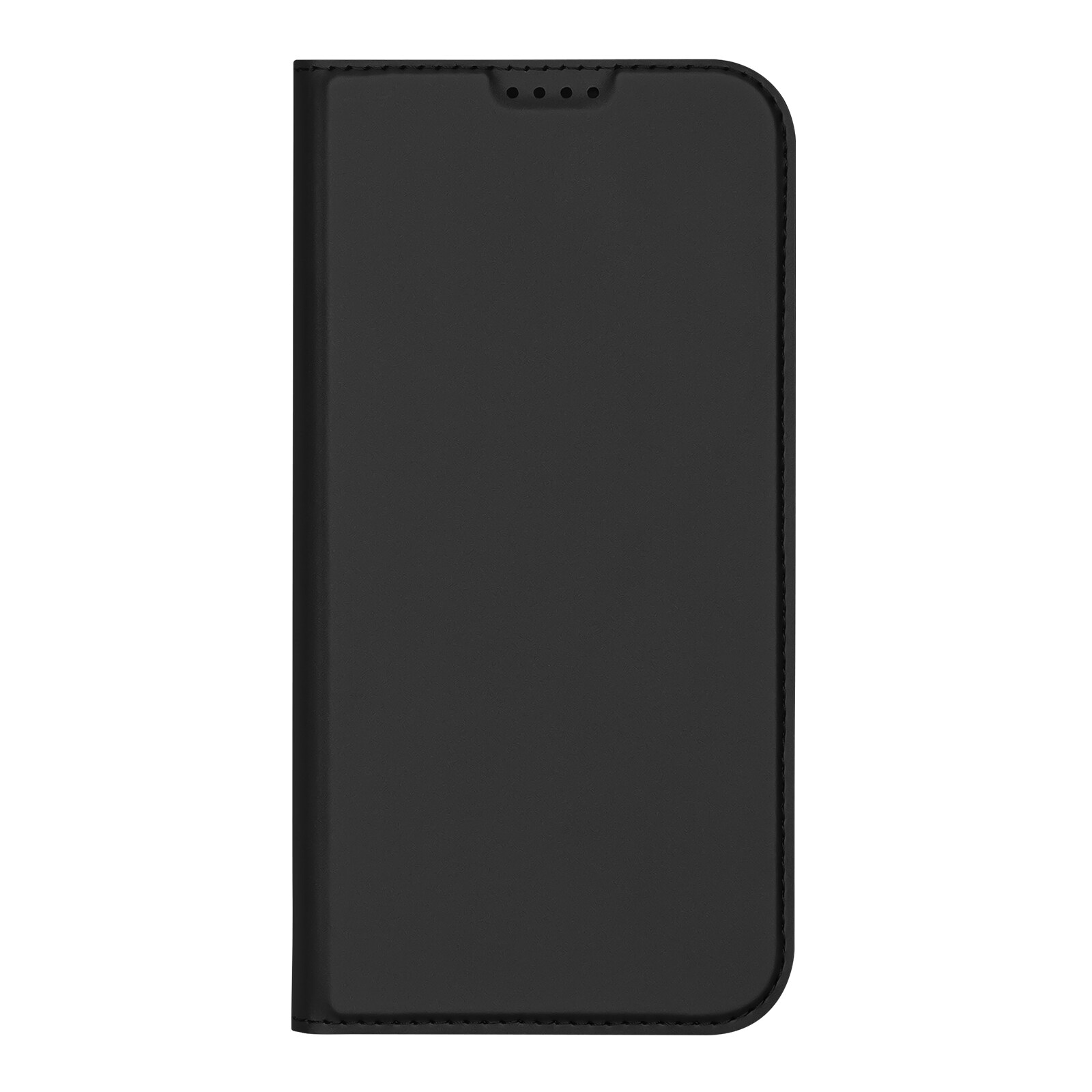 Dux Ducis Skin Pro iPhone 16 Plus-etui med flip og kortplads - Sort
