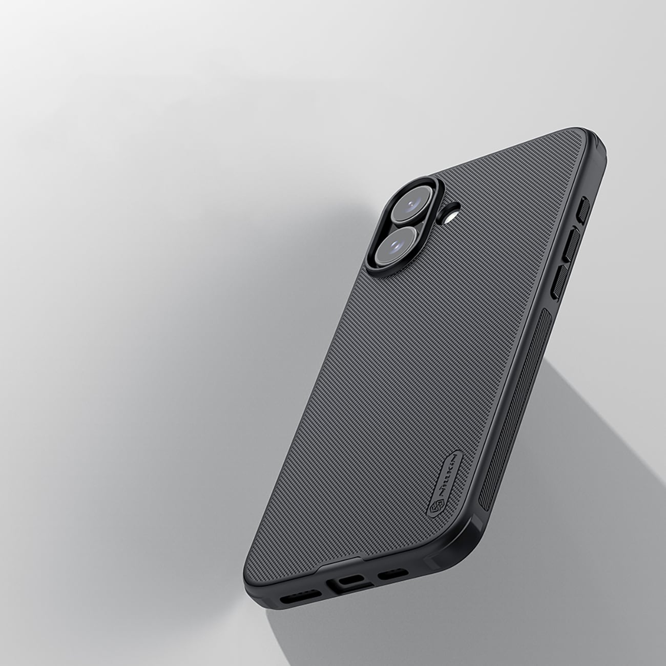 Nillkin Super Frosted Shield Pro magnetisk etui til iPhone 16 - sort