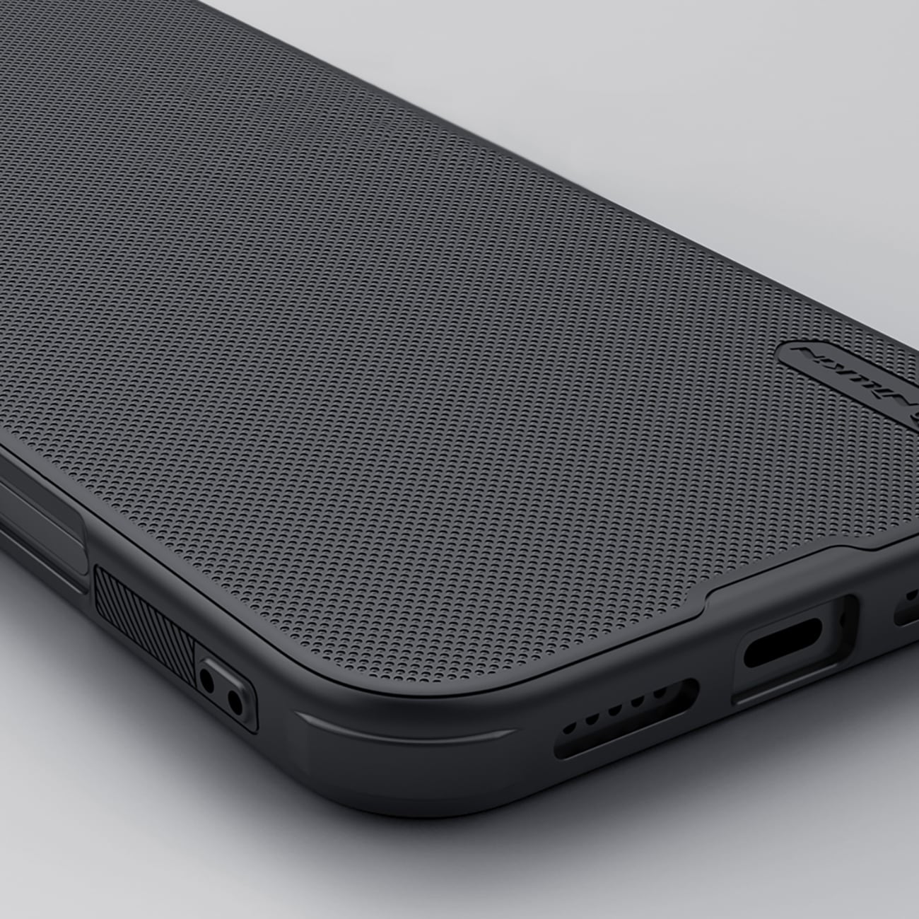 Nillkin Super Frosted Shield Pro magnetisk etui til iPhone 16 - sort