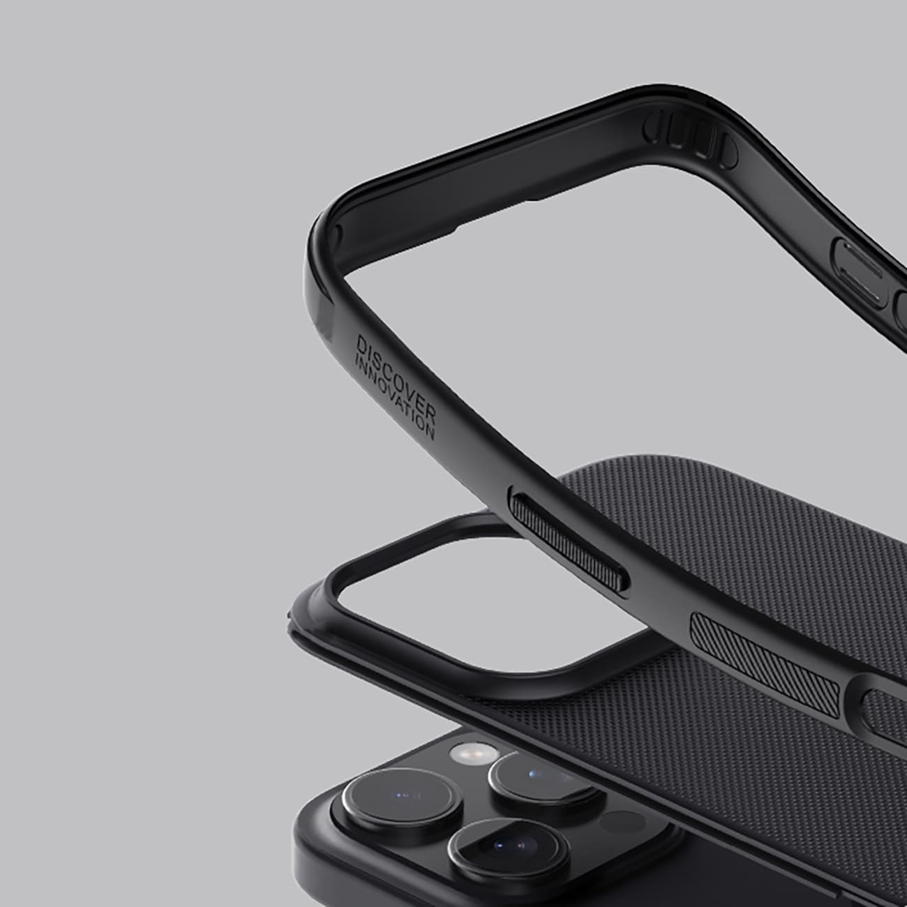Nillkin Super Frosted Shield Pro-etui til iPhone 16 Pro - sort