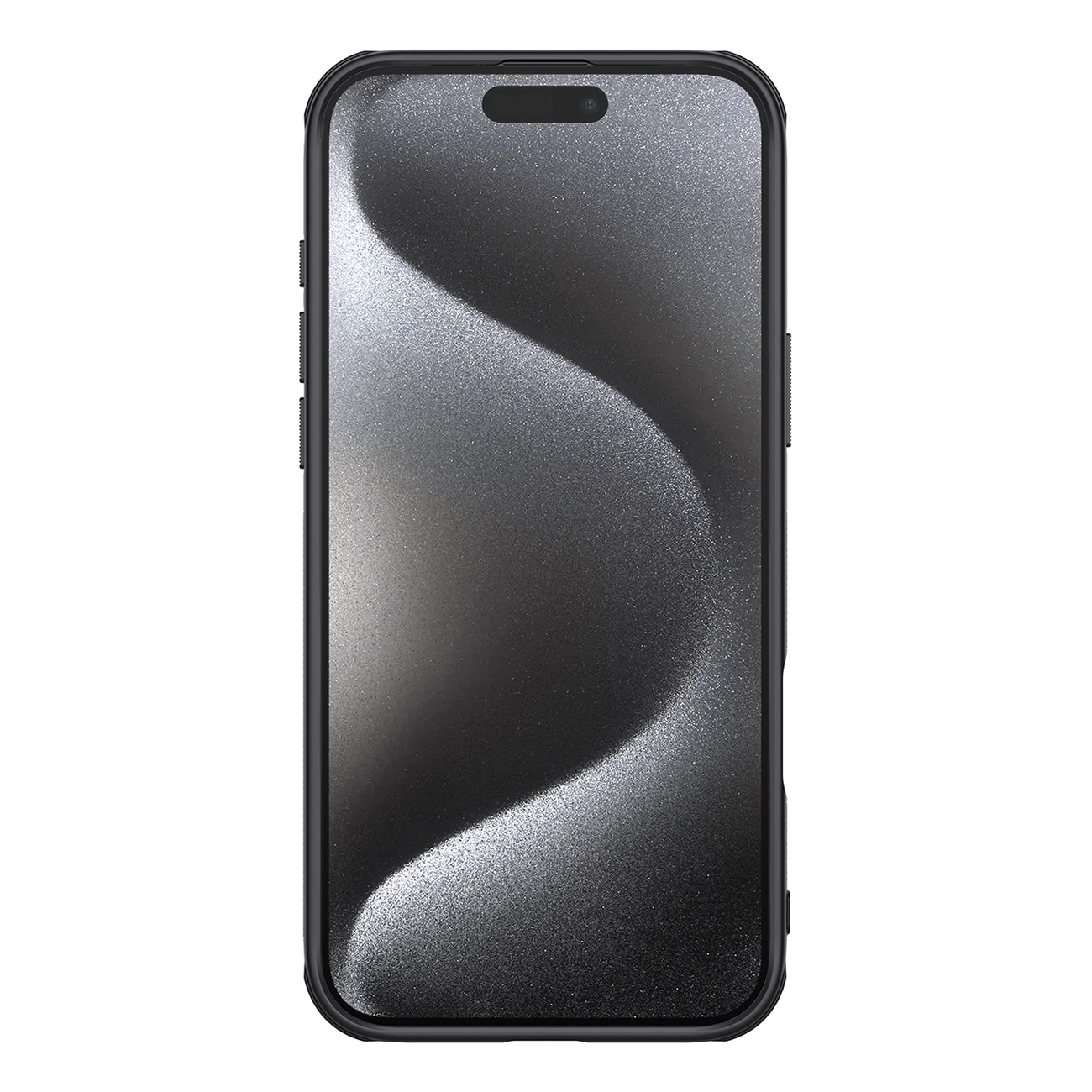 Nillkin Super Frosted Shield Pro-etui til iPhone 16 Pro - sort