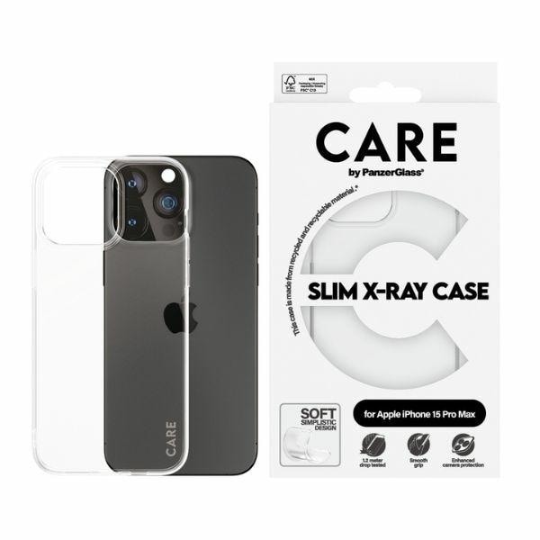 CARE by PanzerGlass Slim X-Ray-etui til iPhone 15 Pro Max - Klar