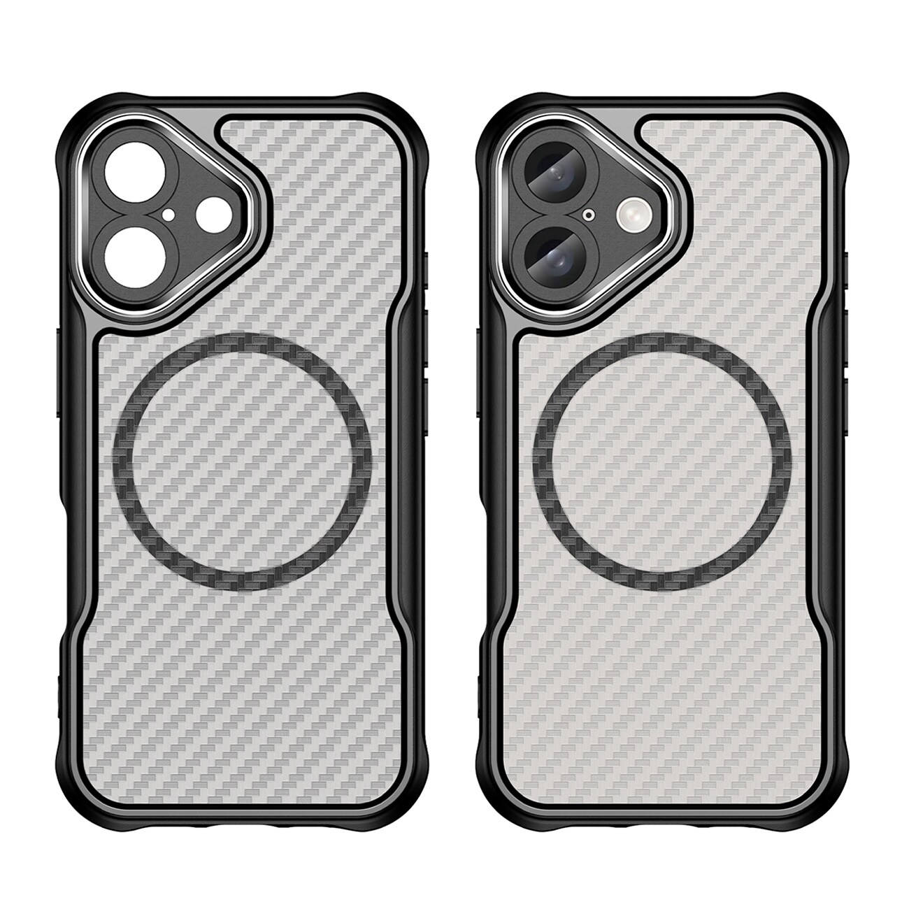 Leading Series MagSafe silikoneetui til iPhone 16 - Sort