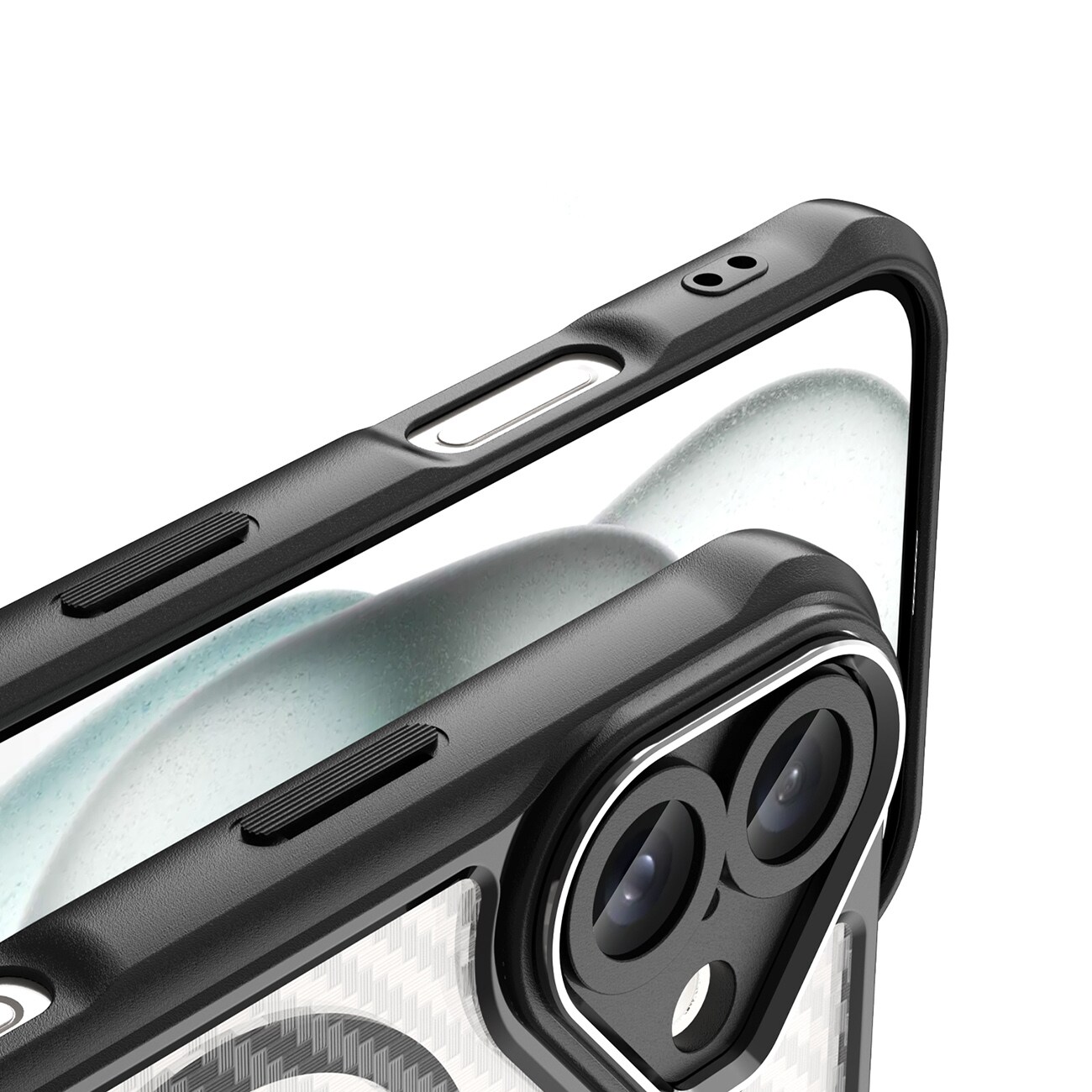 Leading Series MagSafe silikoneetui til iPhone 16 Plus - Sort