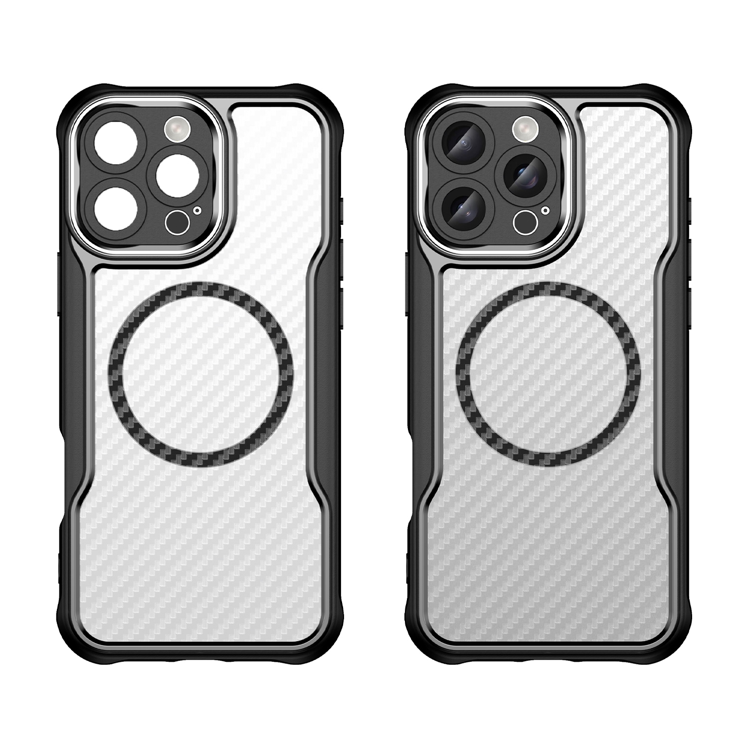 Leading Series MagSafe silikoneetui til iPhone 16 Pro - Sort
